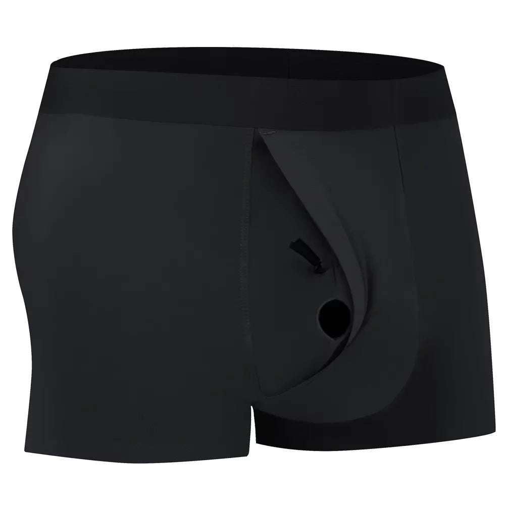 Dual Pouch Breathable Physical Therapy Boxers Men