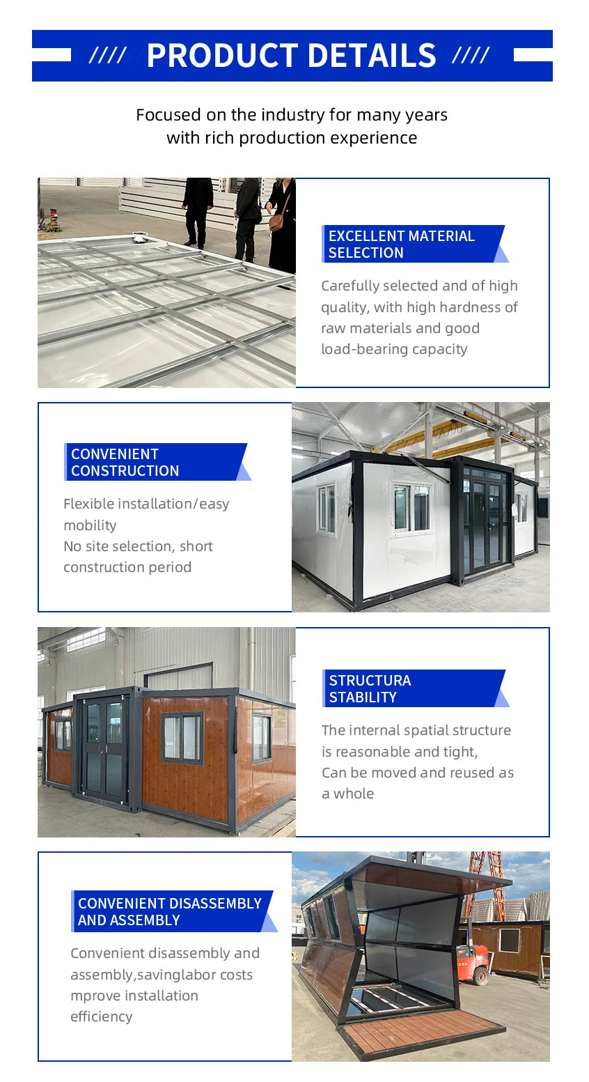 Flat Pack Container Cabin Luxury Prefab Home