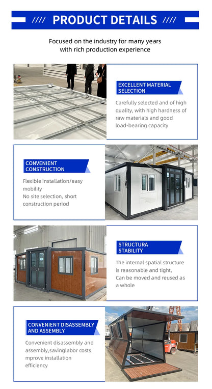Flat Pack Container Cabin Luxury Prefab Home