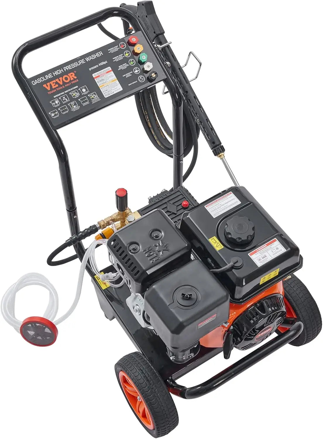 Gas Pressure Washer, 4400 PSI 4.0 GPM, Gas Powered