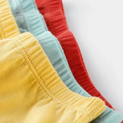 12pcs Solid Boys Briefs Underewear