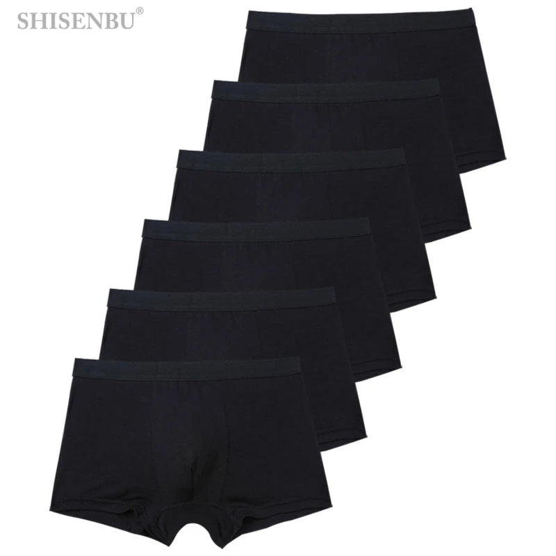 6pc Sexy  Boxer Men Breathable Underwear