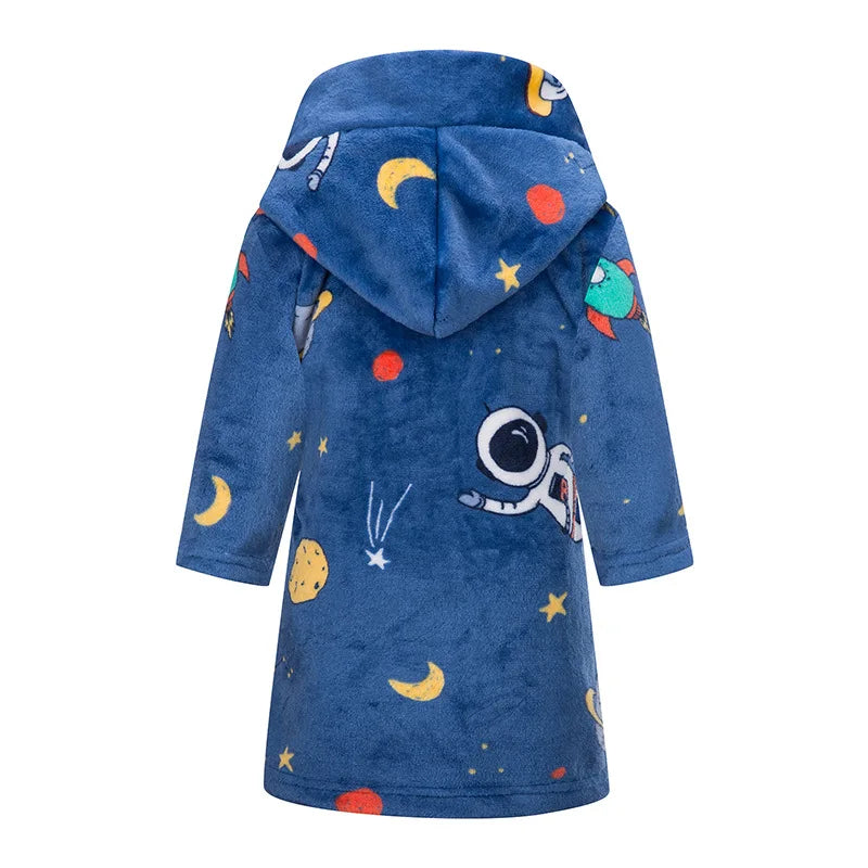 Boys/Girls Winter Colorful Bathrobe Sleepwear Loungewear