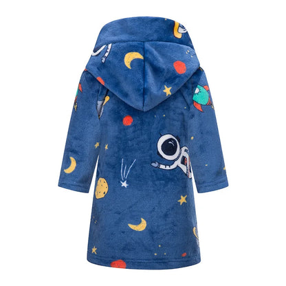 Boys/Girls Winter Colorful Bathrobe Sleepwear Loungewear