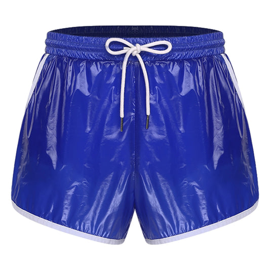 Mens Waterpoof Swim Trunks Shorts Elastic Waistband