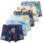 6 Pcs Toddler Boys Cartoon Boxer Briefs Underwear