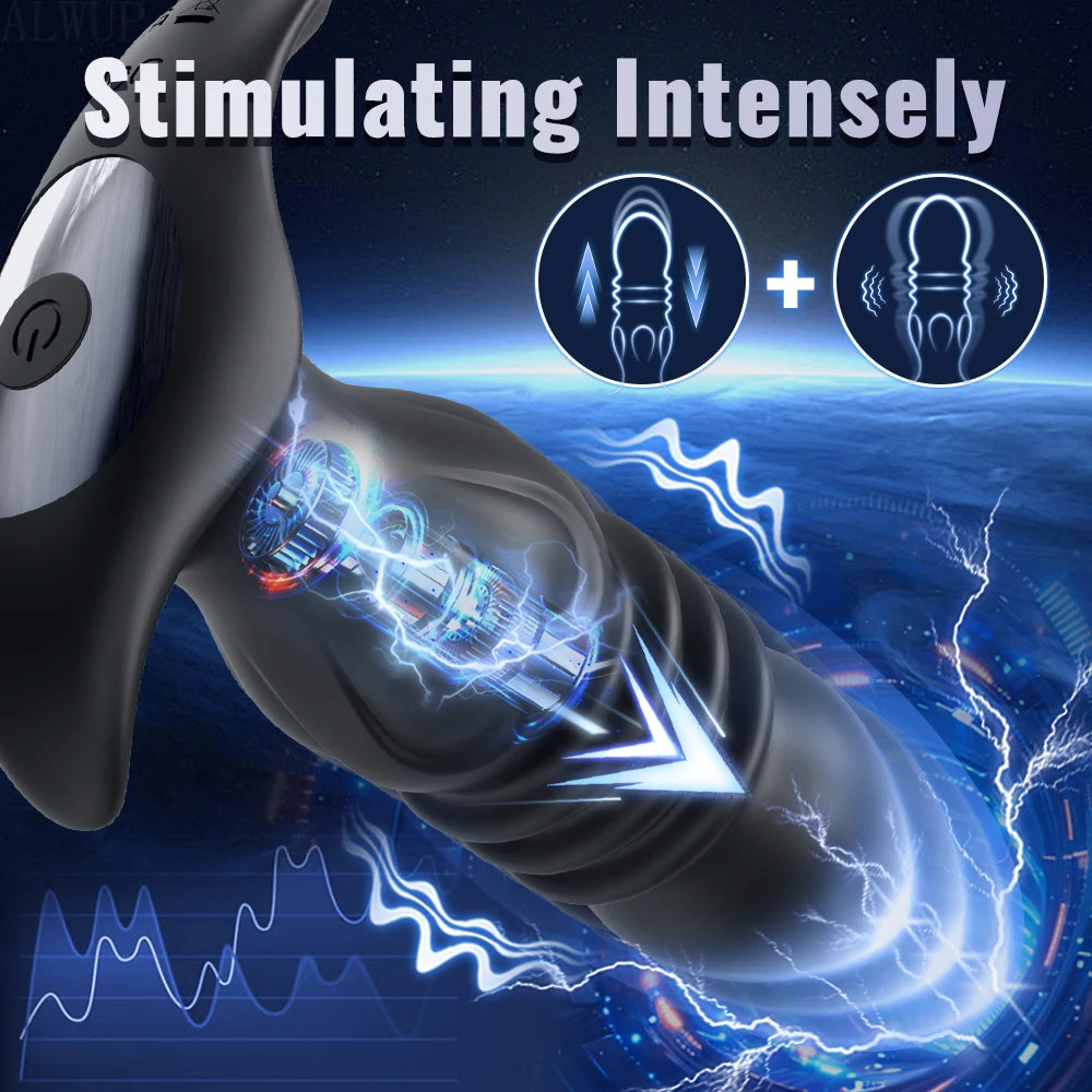 Toy Butt Plug Stimulator Masturbation Penetration Vibrating