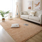 White Fluffy Modern Home Decor Rug Non-Slip