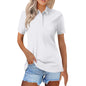 Women's Casual Button Short-Sleeved Breathable Tops