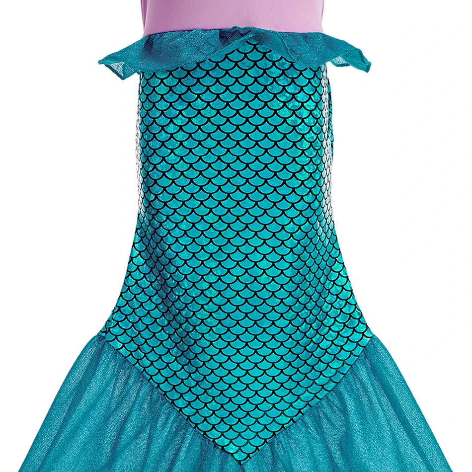 Girls Elsa Anna Dress Princess Carnival Jasmine Rapunzel