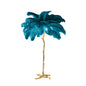 Luxury Feather Floor Standing Lamp Mood Light