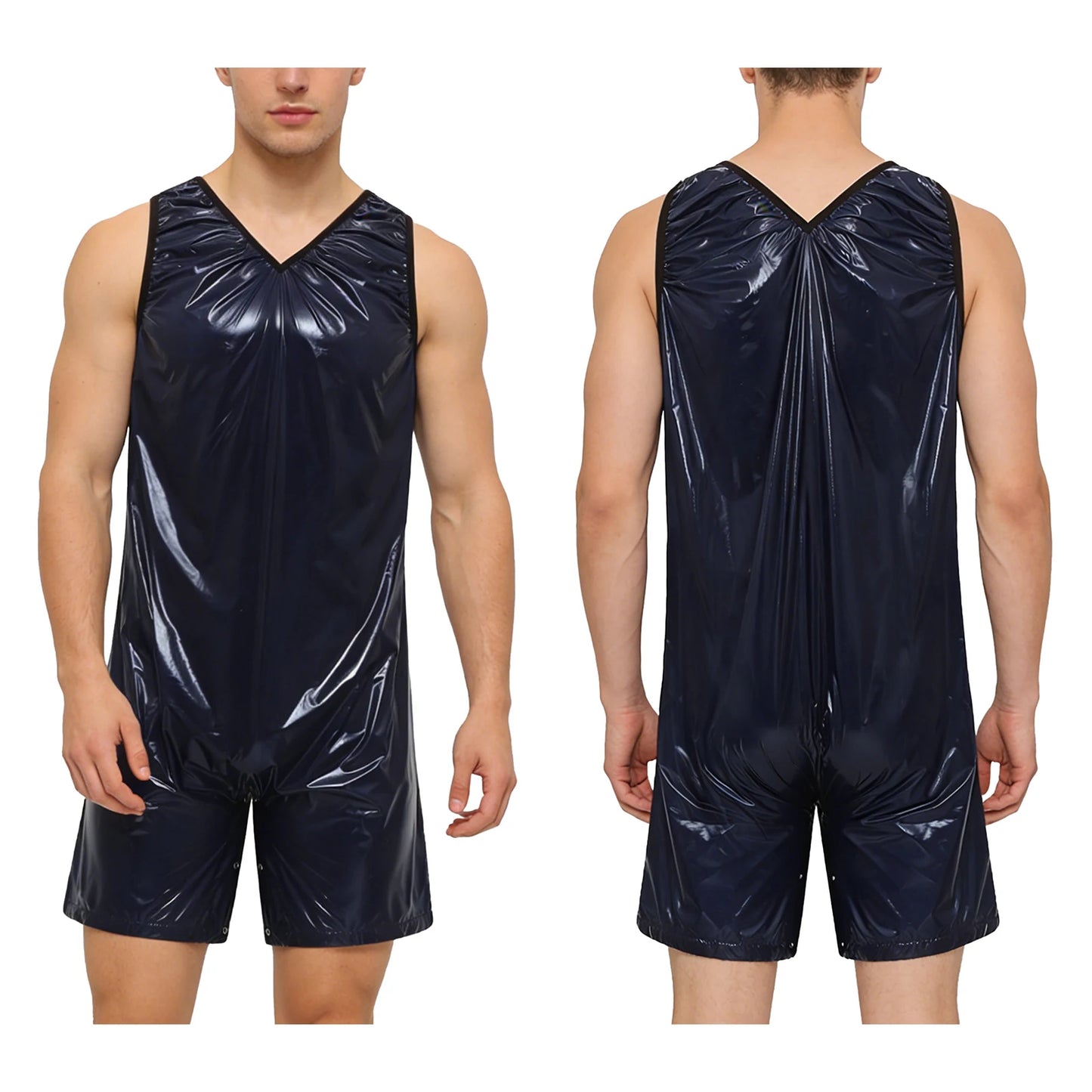 Mens Tear Away Backless, Nightclub Party Jumpsuit