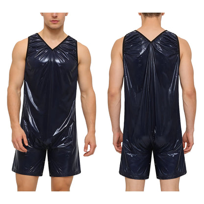 Mens Tear Away Backless, Nightclub Party Jumpsuit