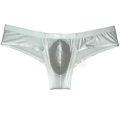 Sexy Men's Shiny Silk Mini Bikini Underwear