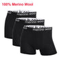 Mens Merino Boxer Briefs Soft Breathable Sports