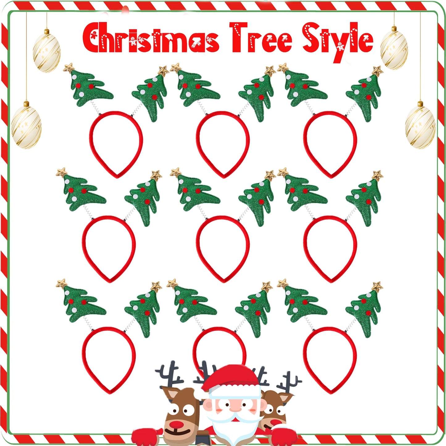 Headband Christmas Party Decorations Favors