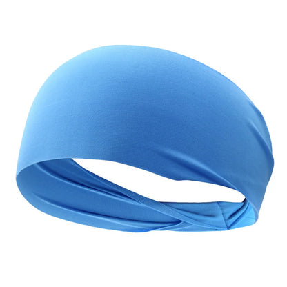 Sweat Absorption Headdress Anti-slip Workout Headband Breathable