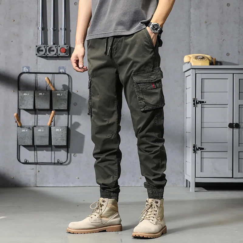 Mens Cargo Pants, Casual Multi-Pocket Tactical