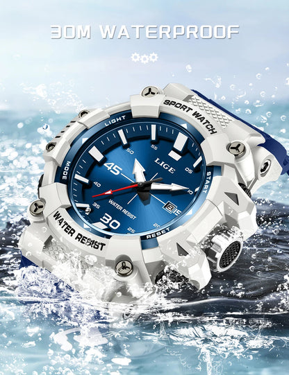 Male Fashion Sport Waterproof Quartz Wristwatches
