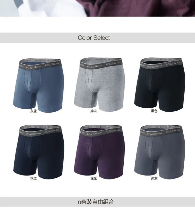 2 Pack Men's Ball Pouch Support Boxer Briefs