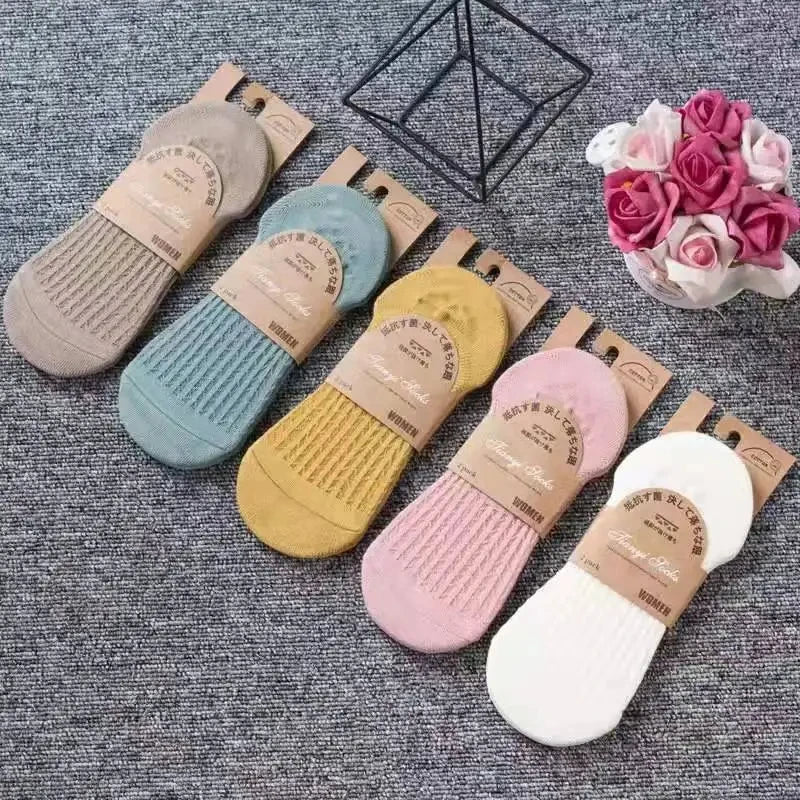 5 Pairs Women's Slipper Socks