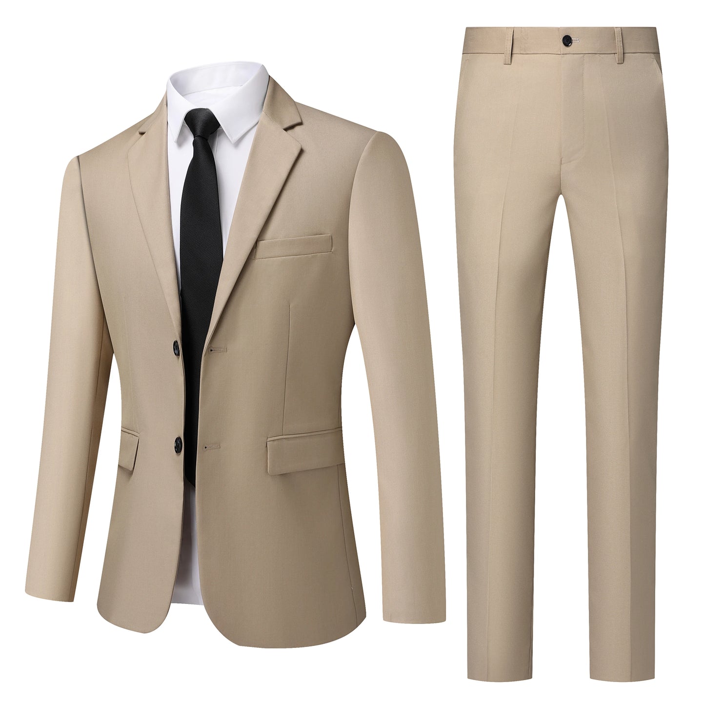 Men's 2 Piece White  Suit