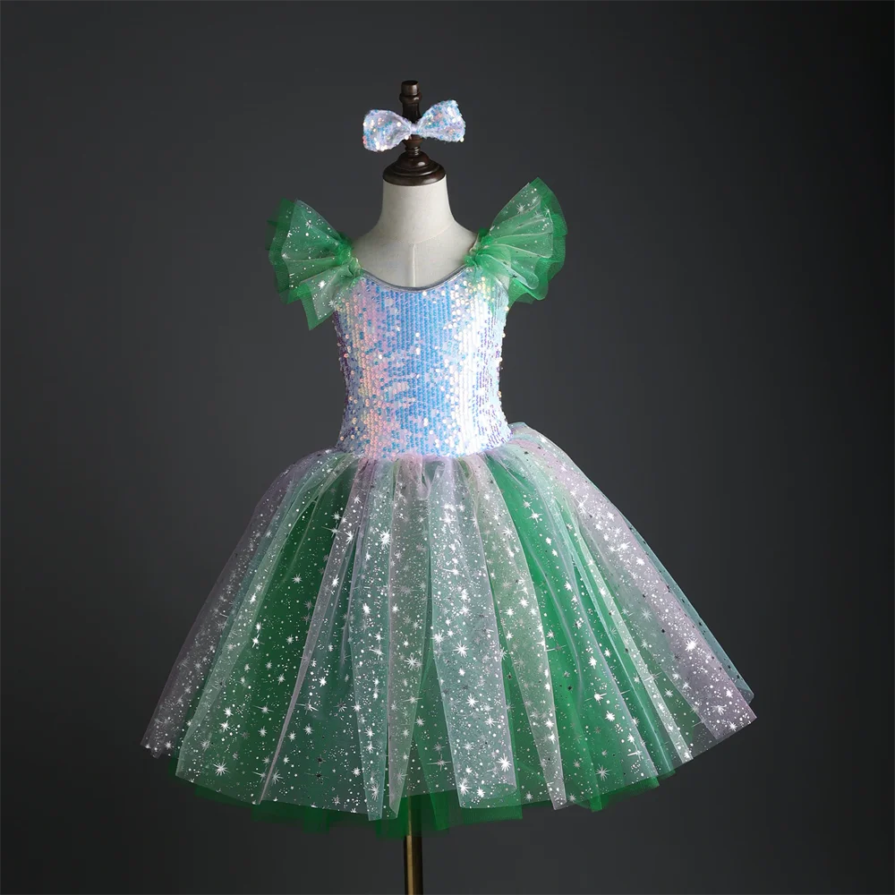 Tutu Ballerine Dance Ballet Leotards Girls