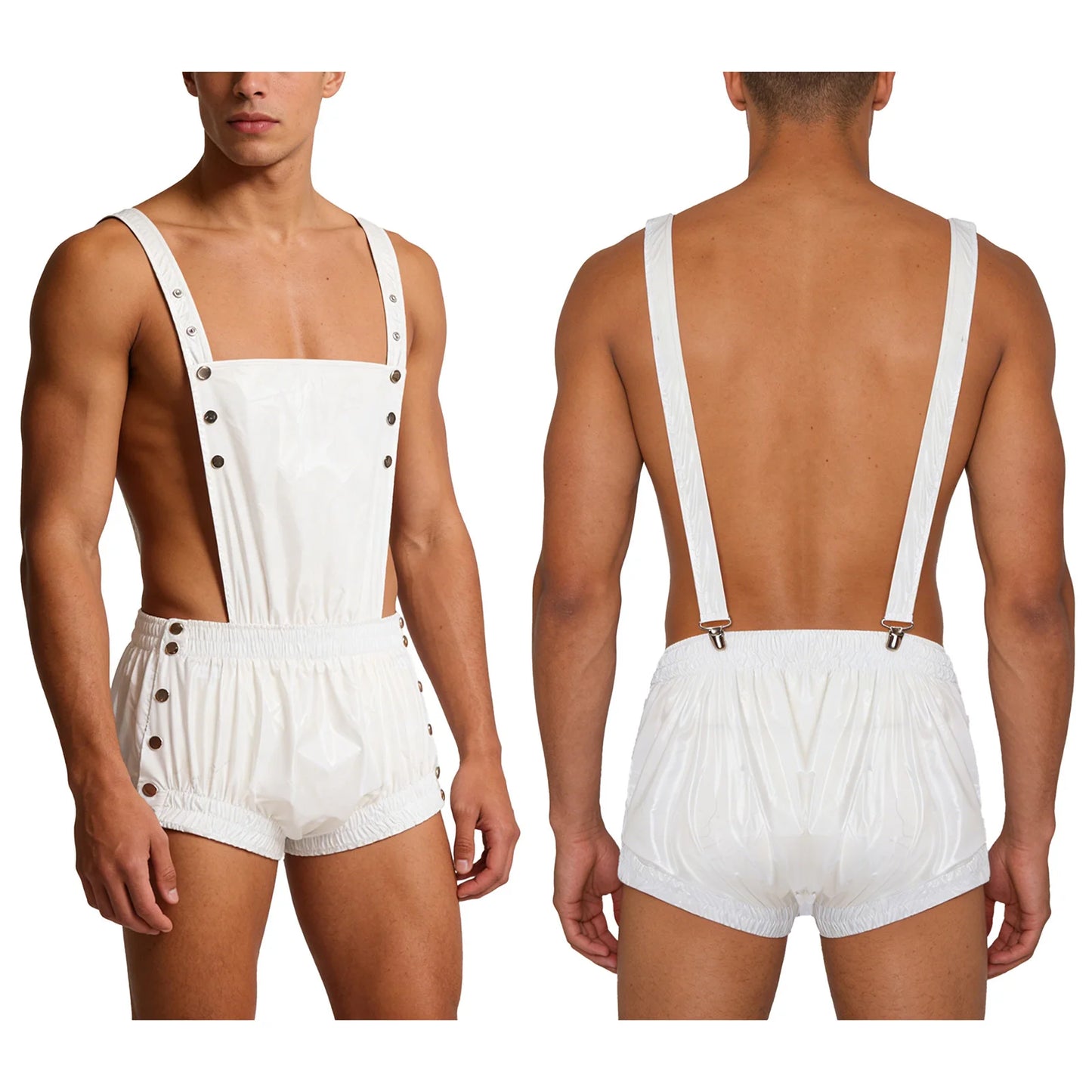 Mens Tear Away Backless, Nightclub Party Jumpsuit