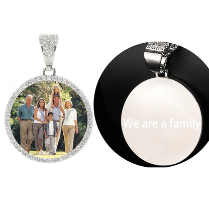 Hip Hop Jewelry Bling CZ Picture Necklace
