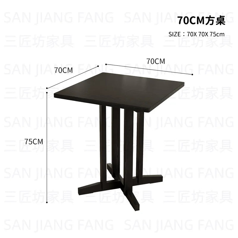 Western Dining Table and Chair Cafe Hotel