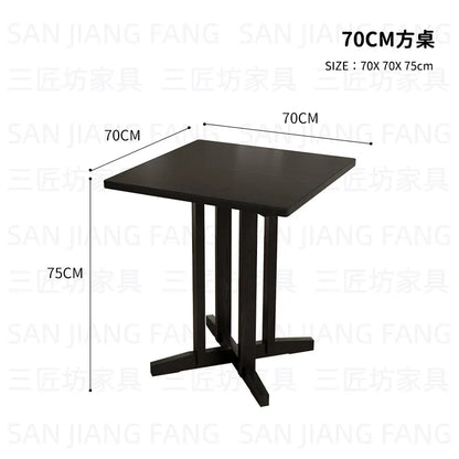 Western Dining Table and Chair Cafe Hotel