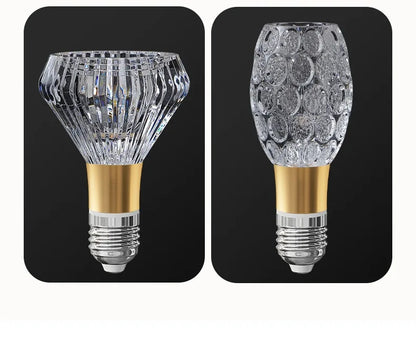 Acrylic Crystal LED Bulb Chandelier Fairy Lamp