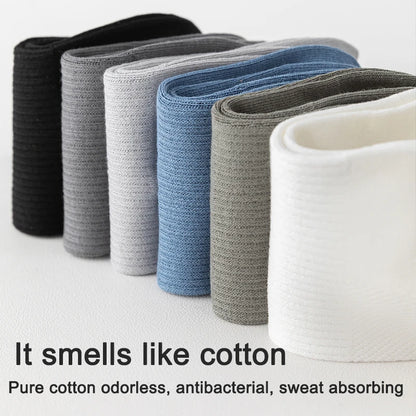 6Pairs Men Cotton Mesh Socks