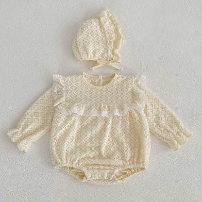 Infant Baby Girls Sleeveless Knit Rompers