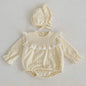 Infant Baby Girls Sleeveless Knit Rompers