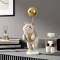 Balloon Polar Bear Resin Ornaments
