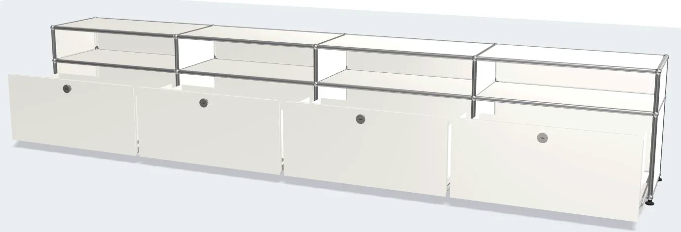 Metal Storage Display Cabinet Living Room Furniture