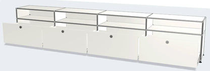 Metal Storage Display Cabinet Living Room Furniture