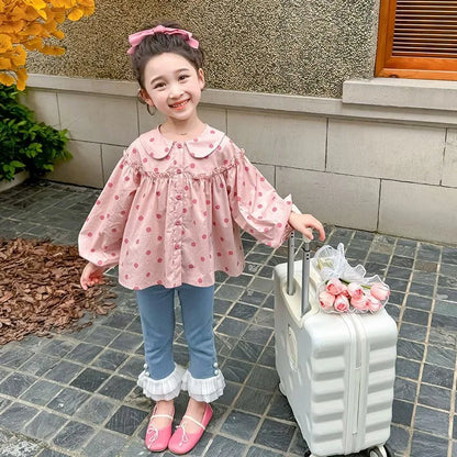 Long Sleeve Blouse with Bow Tie Trendy