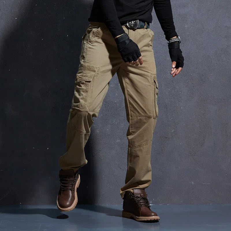 Work Khaki Tactical Pants Men Military Jogger