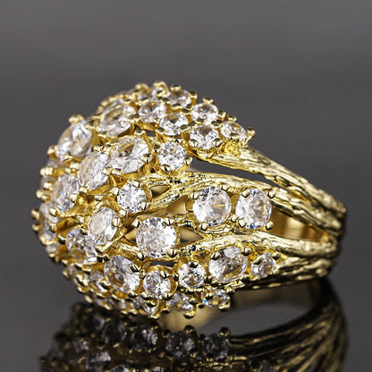 Luxury Gold Color Wedding Band Accessories