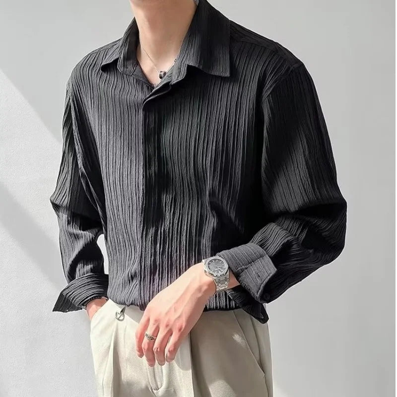 Mens Fashion Social Dress Formal Shirt