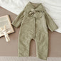 Infant Baby Girls Long Sleeve Cotton Jumpsuit