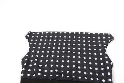 Polka Dots Print Women Trend Off Shoulder
