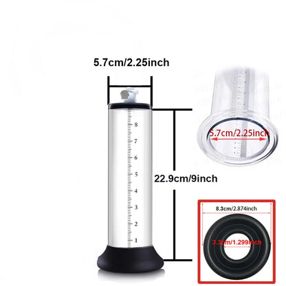 Acrylic Penis Enlarger Pump Sex Toy Men