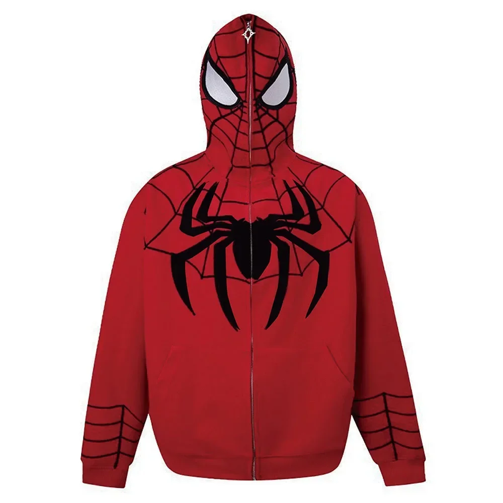 Mens/Womens Spiderman Jacket Zip Up Hoodies