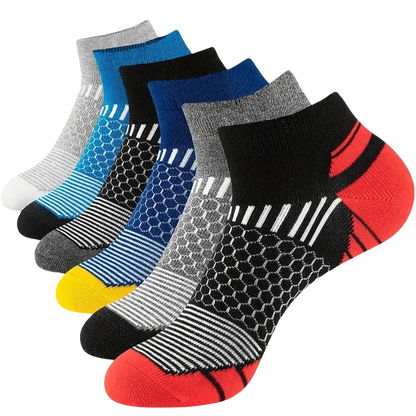6 Pairs Men's Low Tub Socks