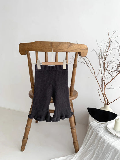 Infant Girl Boot Cut Knitted Pants