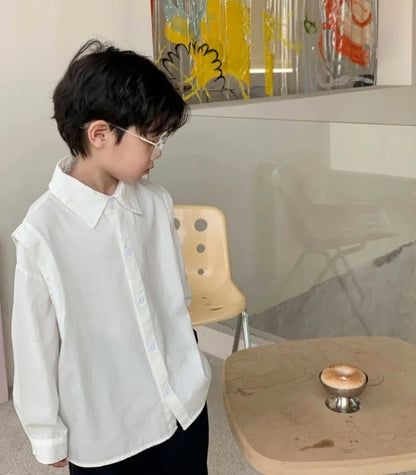 Boys Long Sleeved Stylish Casual Top Fashionable