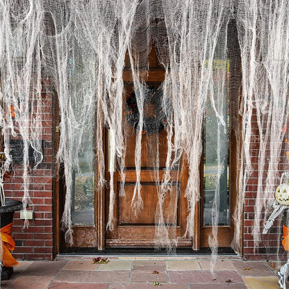 Horror Bloodstained Indoor Spooky Black Spider Web